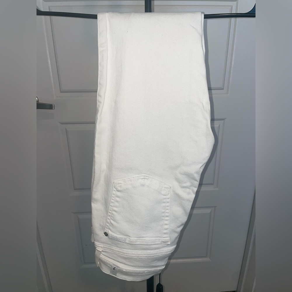7 for all mankind white jeans